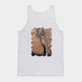 African Elephant Painting Tank Top